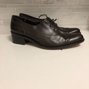Robert clergerie  brown leather shoes